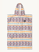 Surf - Poncho - für Frauen & Männer - aus schnelltrocknender und leichter Mikrofaser - Warm Earth - woodsandwaves.co