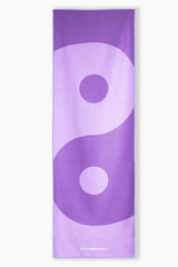Yin & Yang Vio - Rutschfestes Yoga-Handtuch mit Silikon-Noppen - woodsandwaves.co