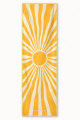 Sunshine – Rutschfestes Yoga-Handtuch mit Silikon-Noppen, ausgebreitet – Woods & Waves