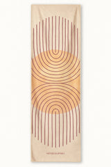 Surya – Rutschfestes Yoga-Handtuch mit Silikon-Noppen, ausgebreitet – Woods & Waves