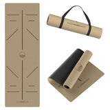 Yoga - Matte CorkFlow | professionelle Yoga - Matte | 4mm dick | aus Naturkork hergestellt - woodsandwaves.co